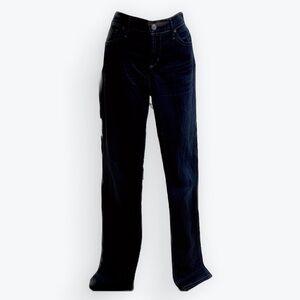 Citizens Of Humanity Ava Low Rise Straight Leg Dark Blue Soft Denim Jeans ~ 29